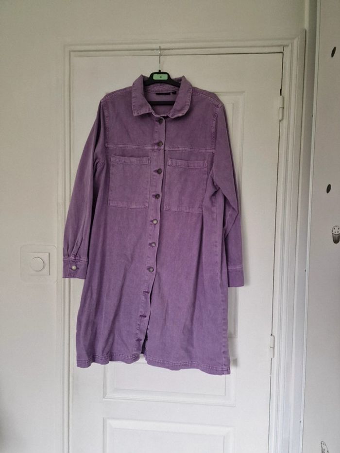 Robe jean mauve kiabi - photo numéro 5
