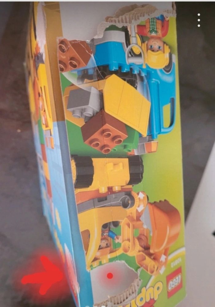 Le camion et la pelleteuse lego duplo - photo numéro 3