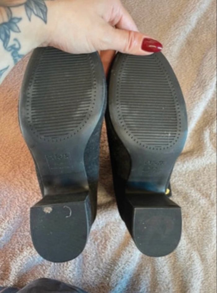 bottines noires à talons, New Look, pointure 38.5 🖤 - photo numéro 5