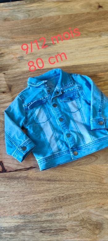 Veste en jean 12 mois 