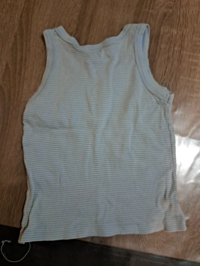 Débardeur bleu ciel Petit bateau 2 ans - 86 cm - photo numéro 2