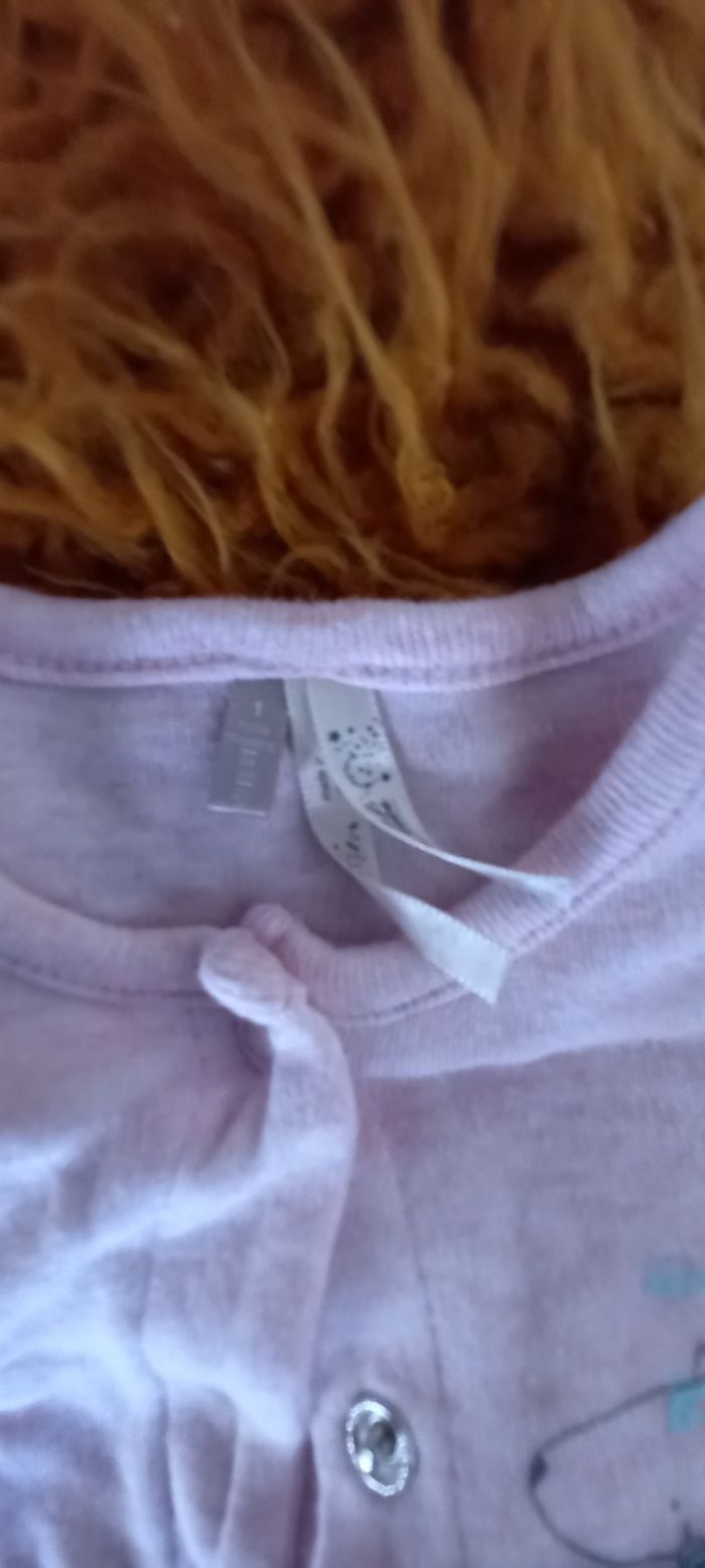 Pyjama combinaison coton 1 mois orchestra - photo numéro 3