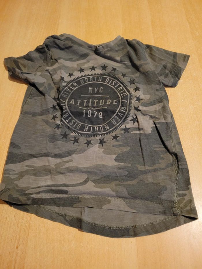 Tee-shirt manches courtes camouflage - photo numéro 4