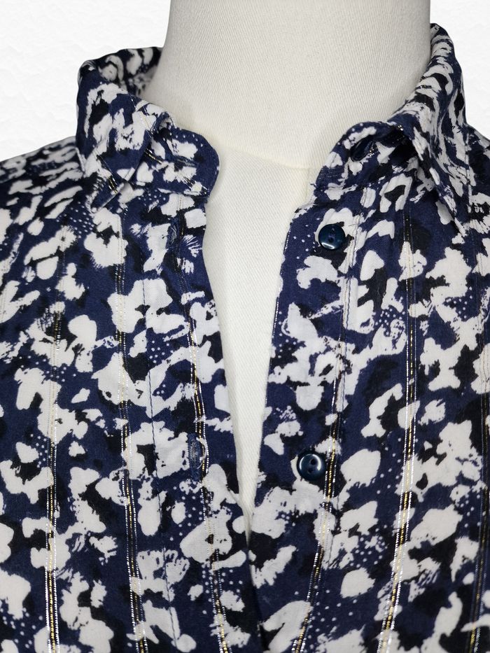 Chemisier Promod – Taille 36 – Blanc Marine – État : Très bon - photo numéro 3