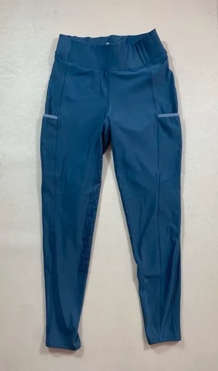Legging LeMieux bleu/gris – Taille 42 – Très bon état - photo numéro 3