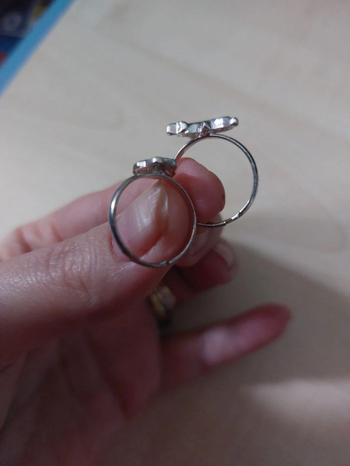 Lot de 2 jolies bagues neuves fille - photo numéro 4