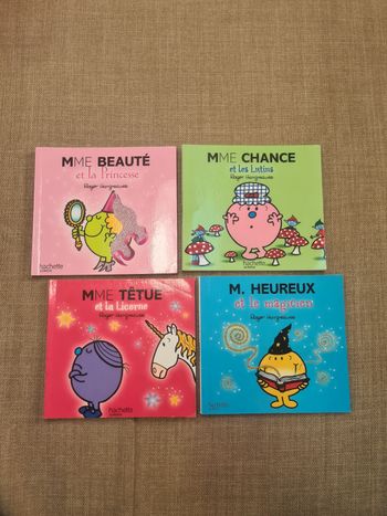 Lot 4 livres mr et Mme