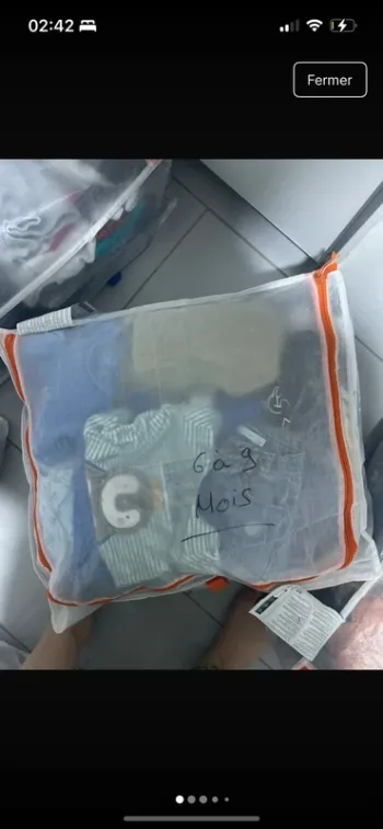 Lot vêtements bébé garçon