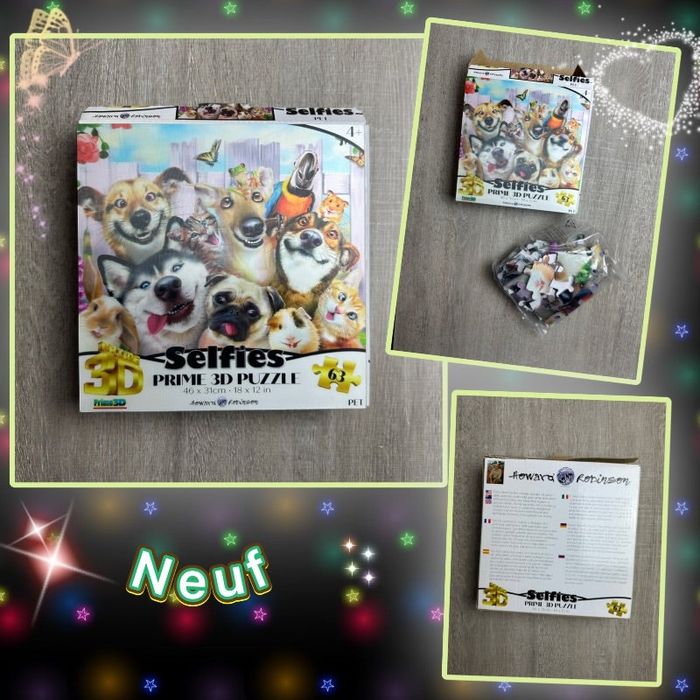 Puzzle 3D Animaux - neuf