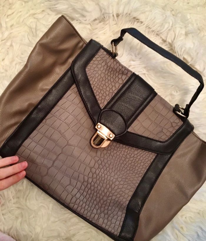Sac H&M noir et marron en parfait état