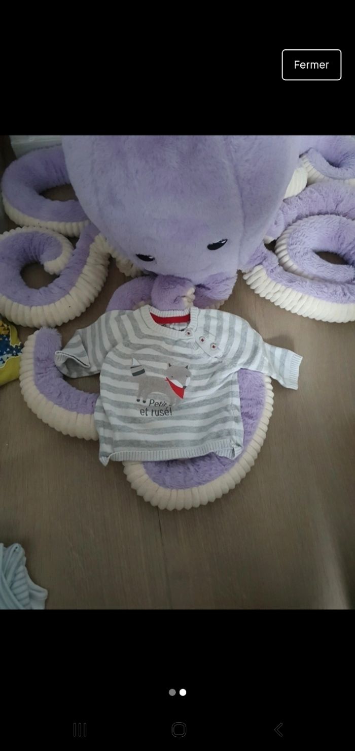 lot de 3 pull 3 mois - photo numéro 2