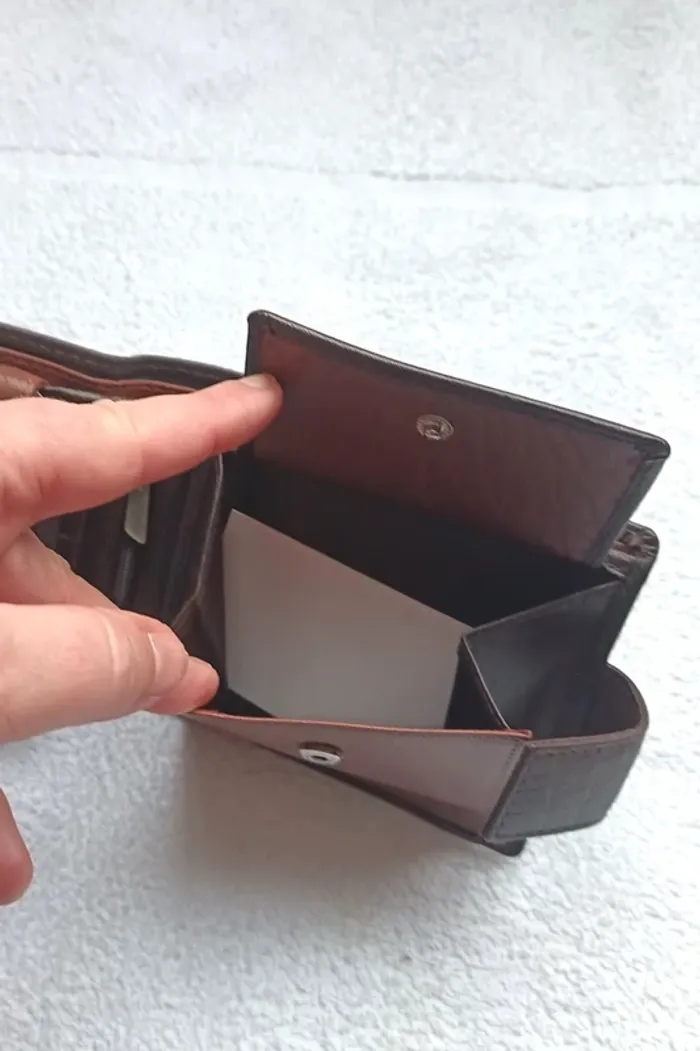 portefeuille Cuir de buffle homme NEUF - photo numéro 12