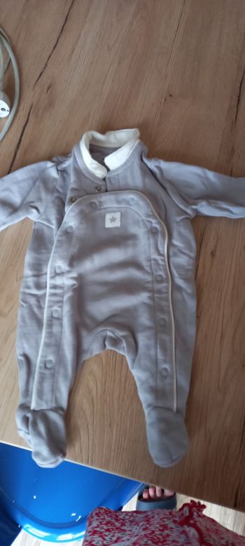 Pyjama velour naissance