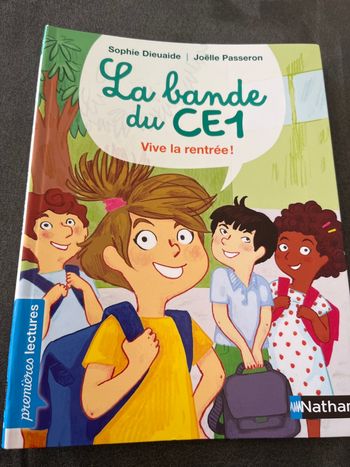 Livre premières lectures la bande du ce1 vive la rentrée 