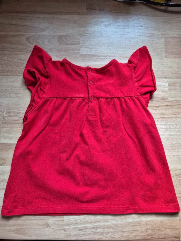 T-shirt Rouge DPAM - photo numéro 7