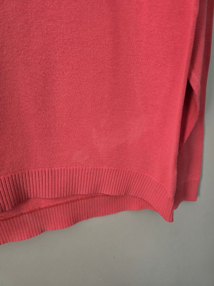 Pull Tommy Hilfiger corail coton pima M / casual chic léger - photo numéro 3