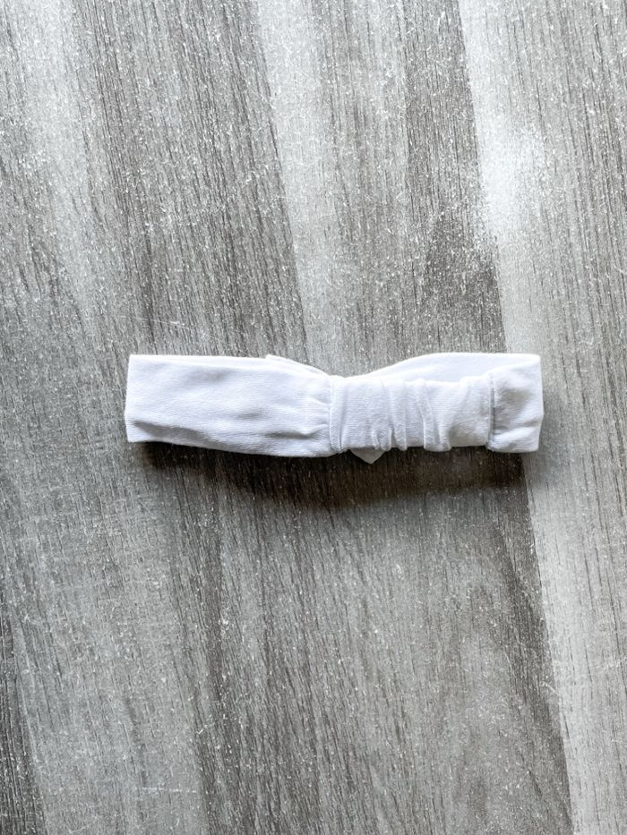 Bandeau cheveux à noeud  bébé fille - photo numéro 3