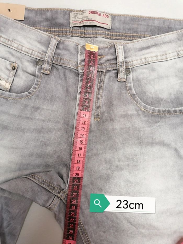 Bermudas gris Original Ado T30 Neuf - photo numéro 10