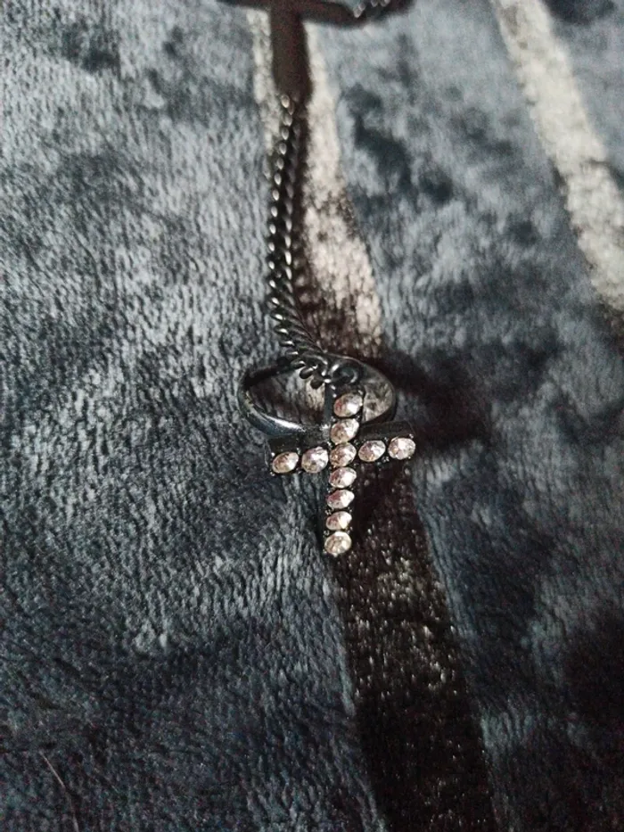 Bracelet / bague croix - photo numéro 8