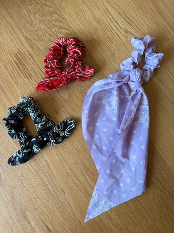 Lot de chouchous bandana