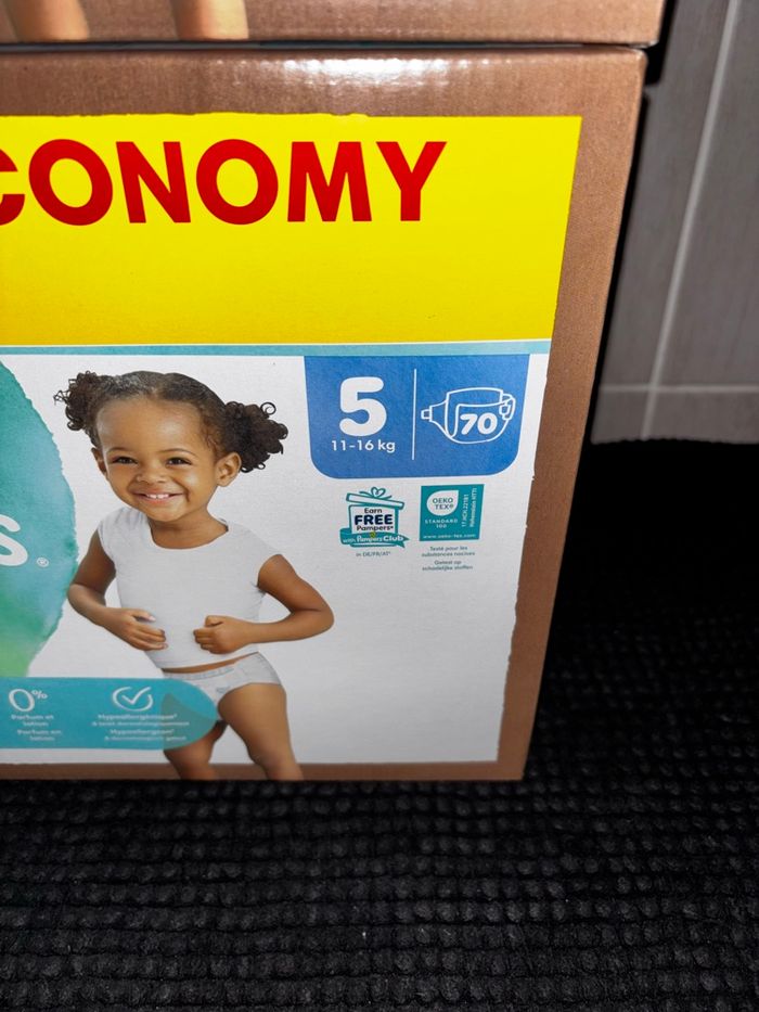 Lot De 2 Maxi-Pack De 70 Couches Pampers Harmonie Neuf Dans L’emballage. - photo numéro 2