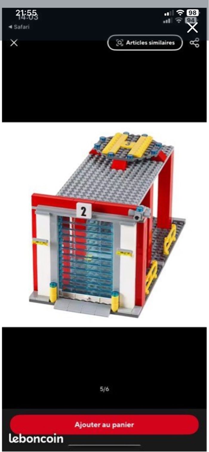 Lego « caserne des pompiers »/ quelques pièces manquantes  60110 - photo numéro 6