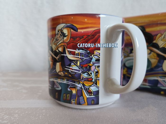 Tasse / Mug / Cup scène boite Disney Classics Aladdin Jasmine Genie - photo numéro 2
