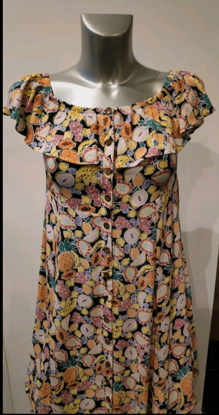 Robe imprimée fruits