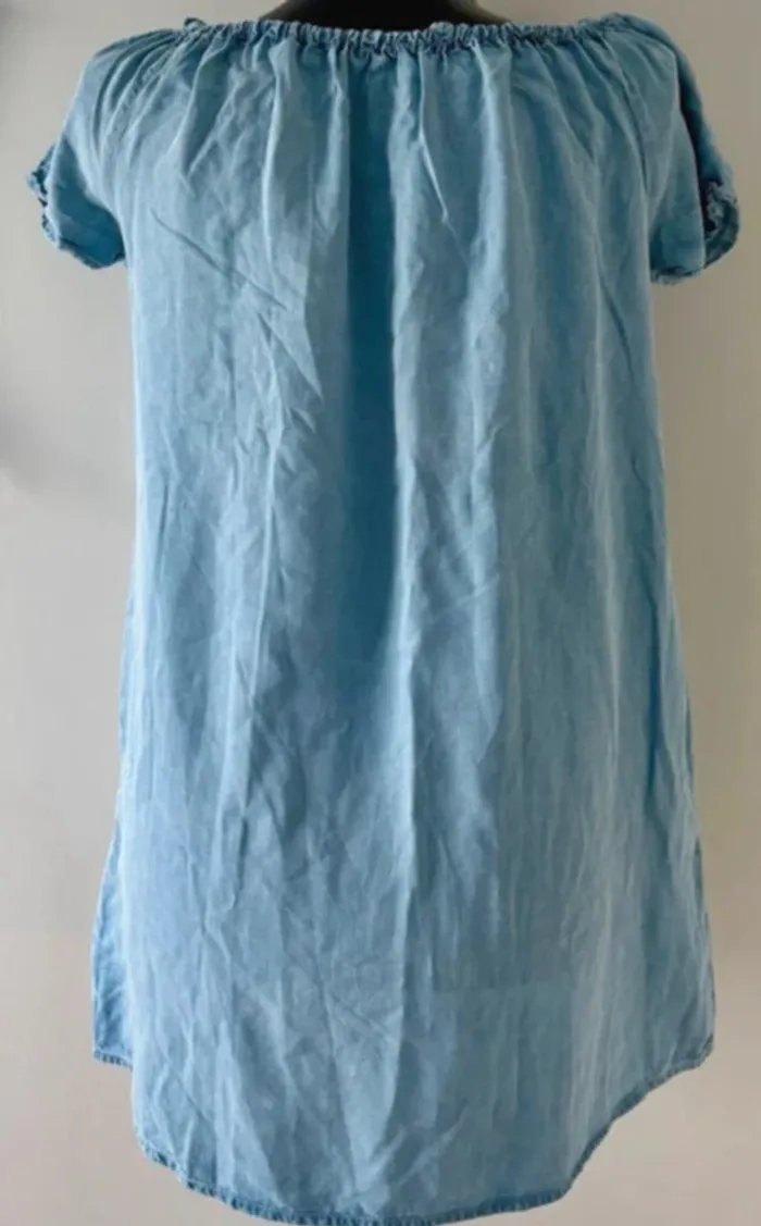 Jolie robe en jean souple Zara woman - photo numéro 5