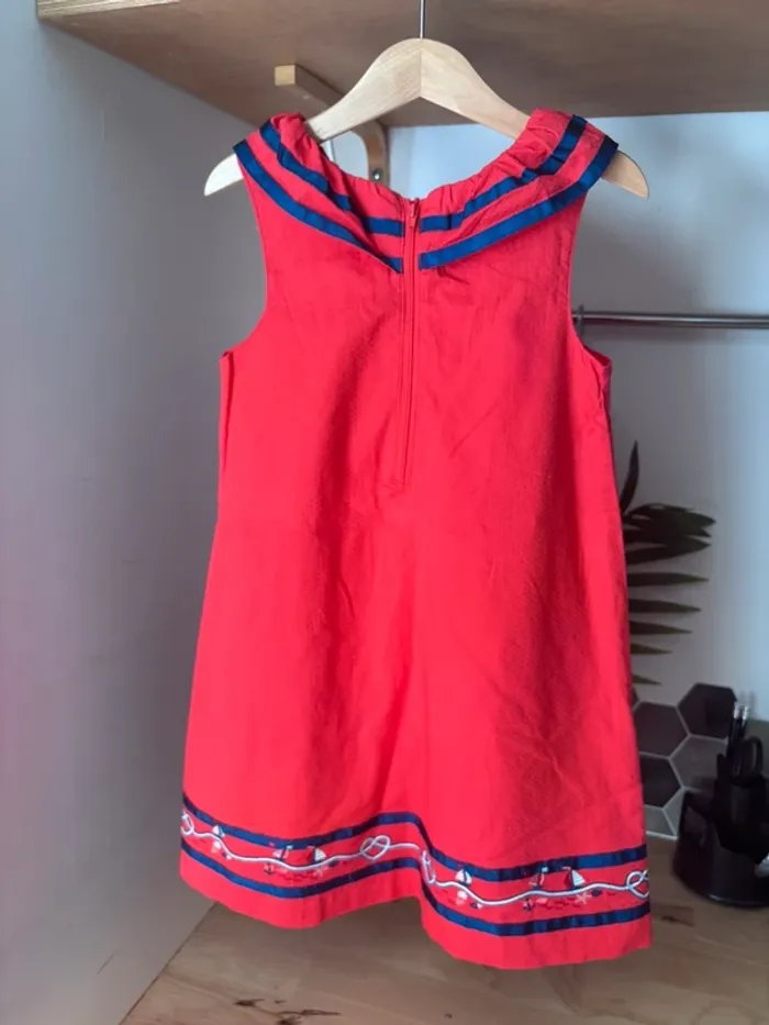 👗Robe rouge style marin • Sergent Major • 6 ans - photo numéro 7