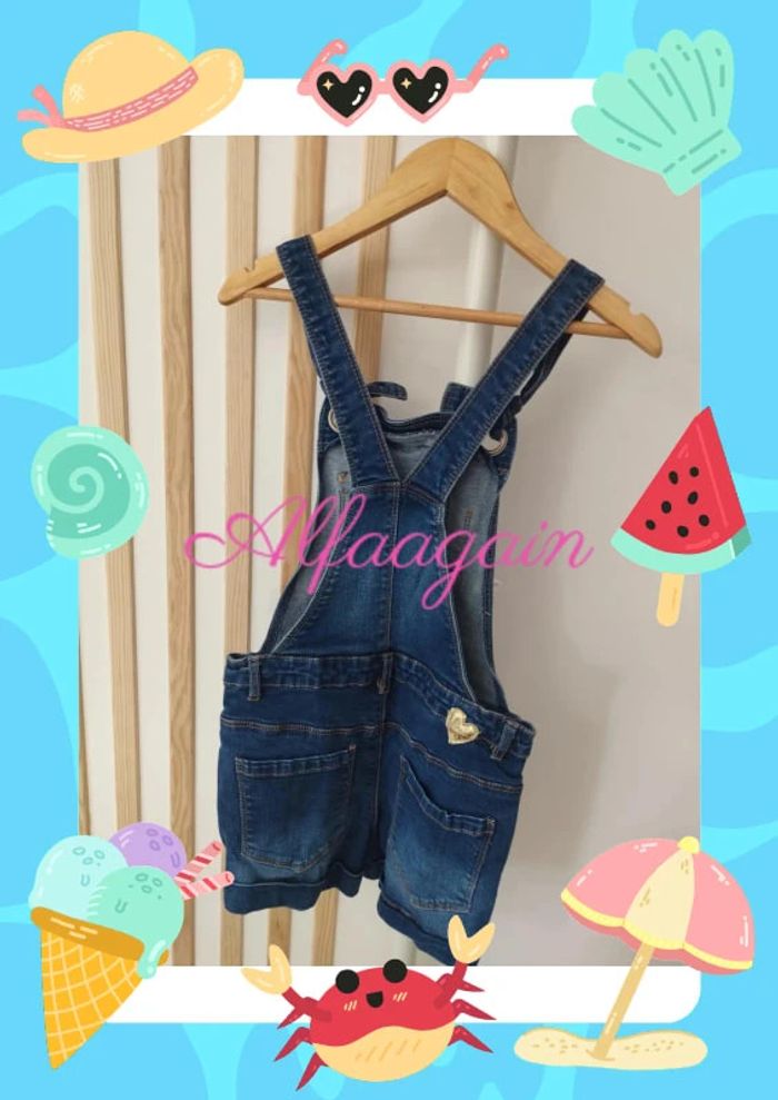 Salopette jean catimini 8ans - photo numéro 3