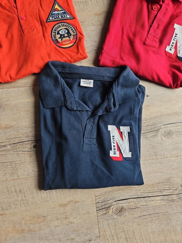 Lot polos manches longues garçon 10 ans - photo numéro 4