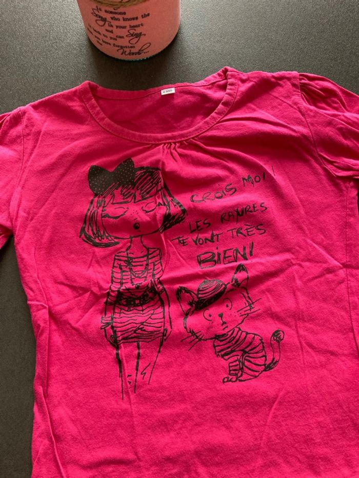 Lot ensemble vêtement haut garde robe enfant taille 6 ans - photo numéro 3