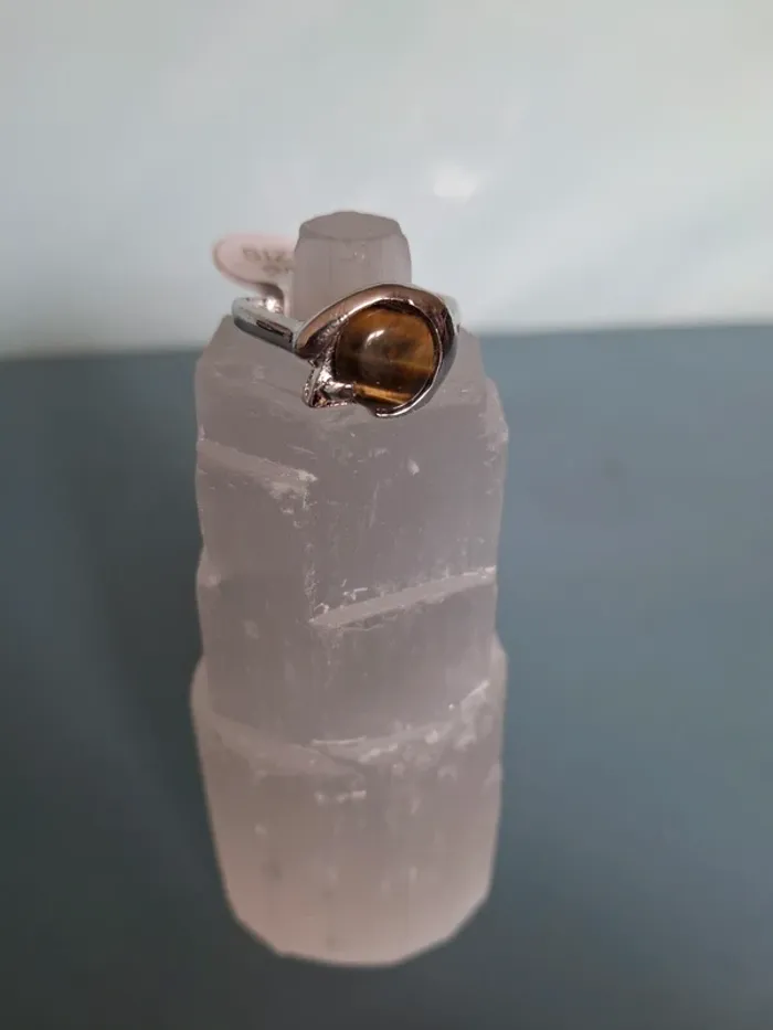 Bague œil de tigre - Taille 20