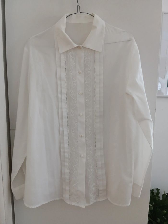 Chemise blanche vintage
Manches longues, - photo numéro 3