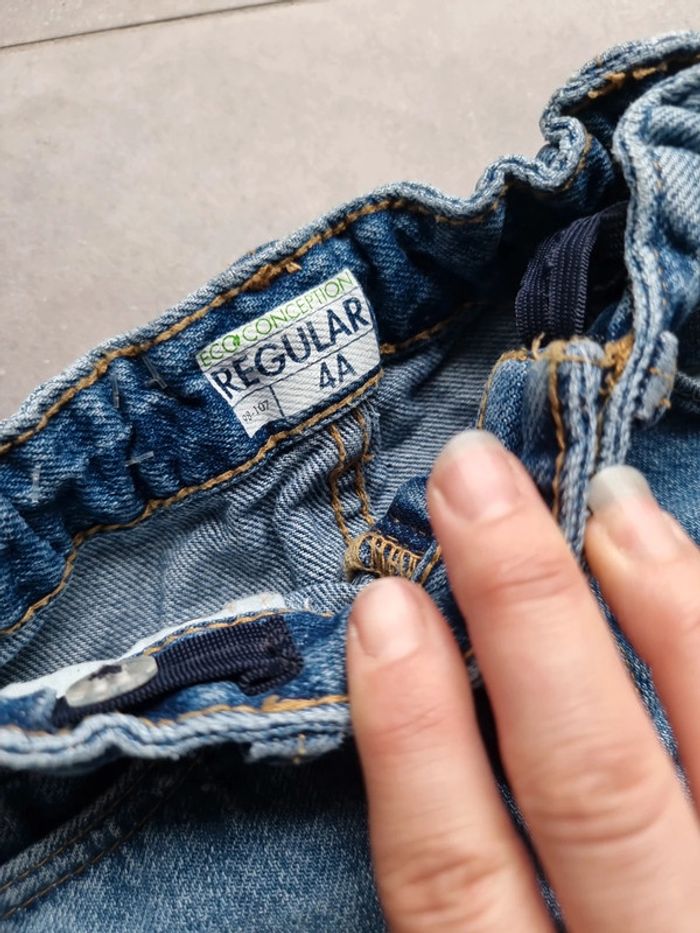 Lot de 2 jeans vertbaudet 4 ans - photo numéro 4