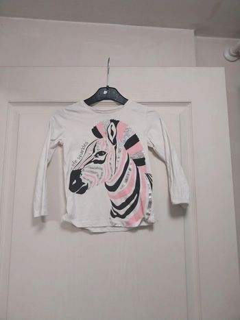 Tee-shirt manche longue fille 5 ans In extenso