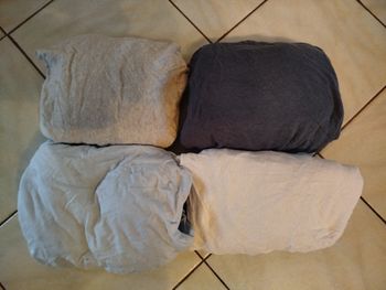 Lot de 4 drap housse