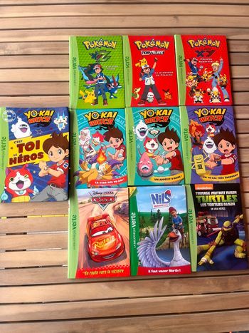 Lot de livres la bibliothèque verte