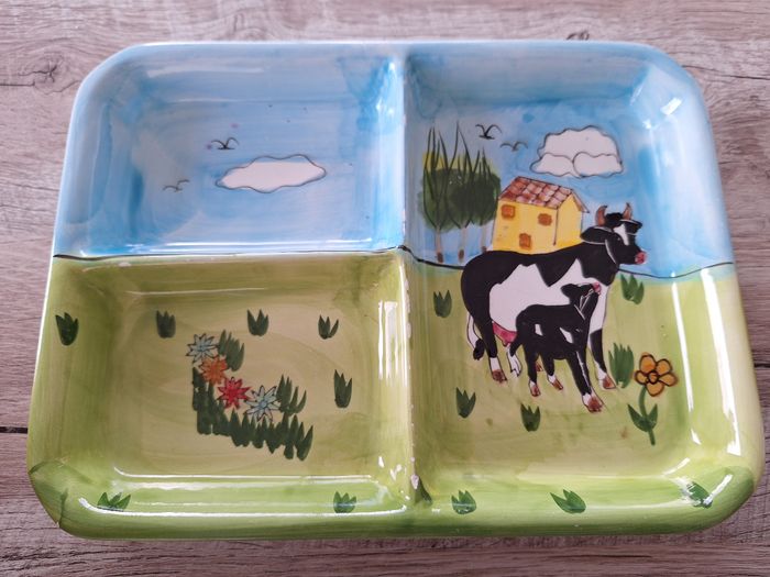 coupelle apéritif campagne champêtre vache avec veau