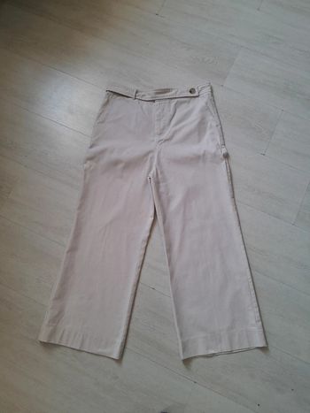 Pantalon large court lin viscose grace & mila