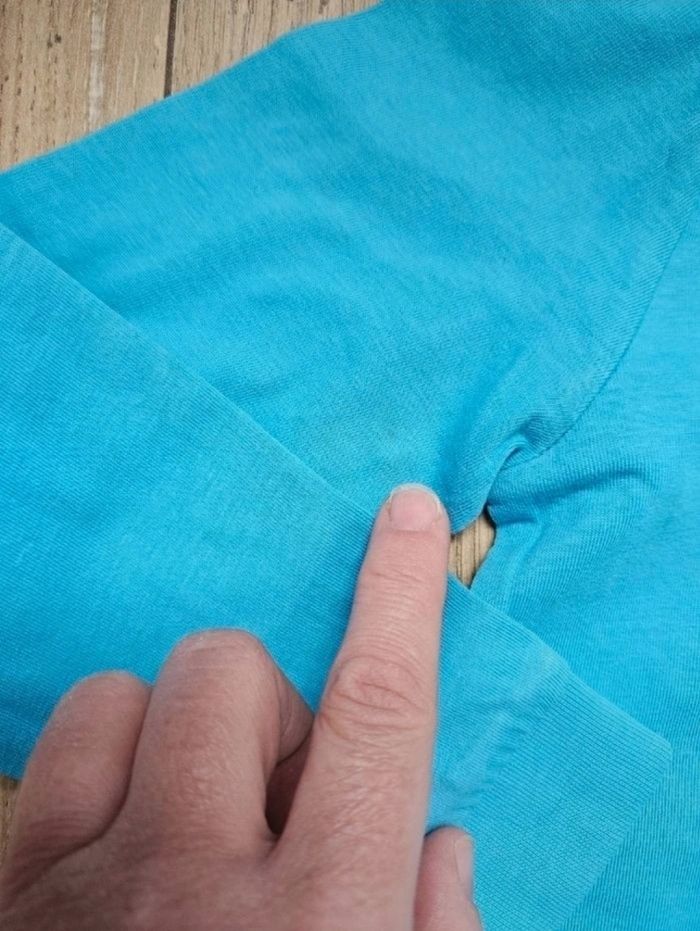 Pyjama 2 pièces en coton turquoise 5 ans Lupilu - photo numéro 5