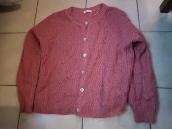 Gilet rose cache cache L