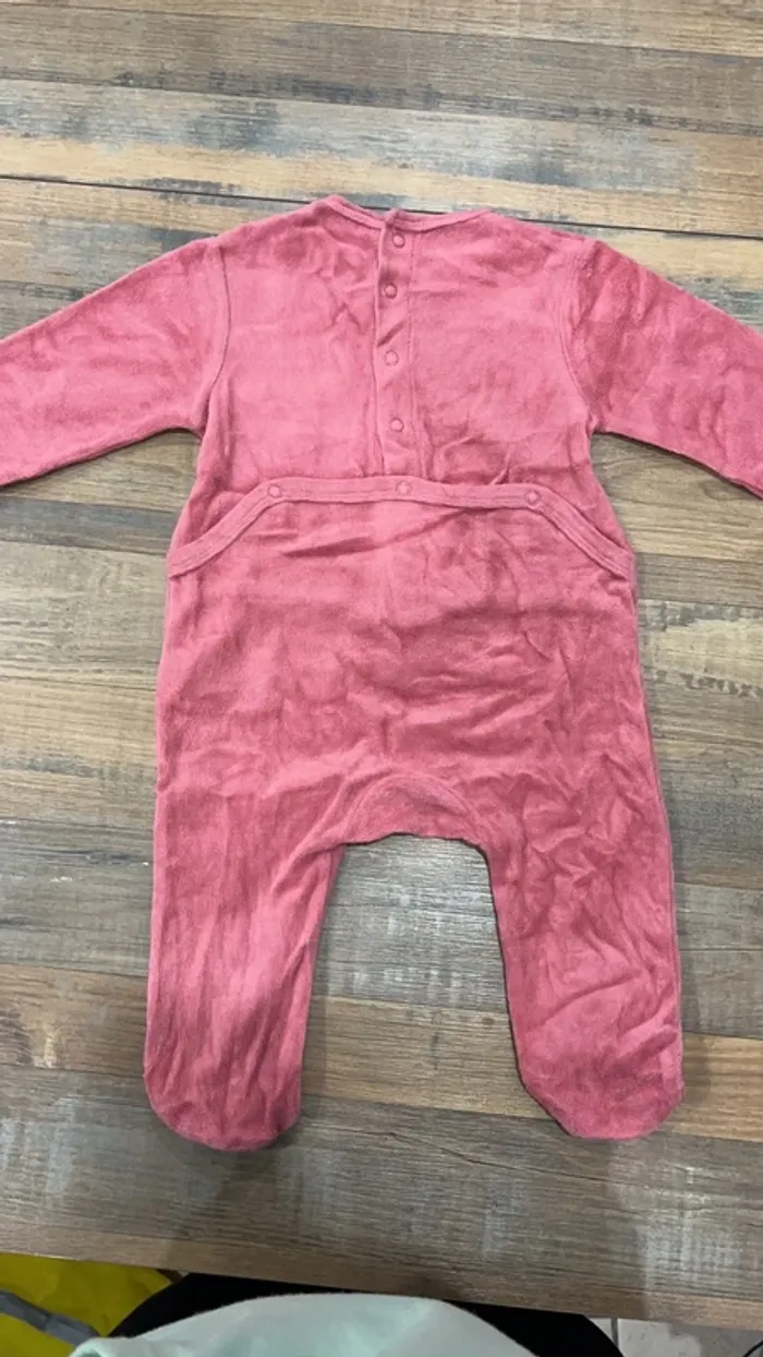 Pyjama velours 1 pièce - photo numéro 2