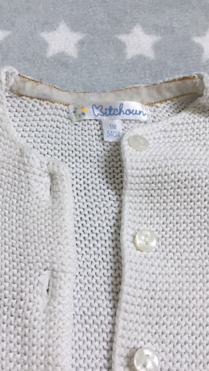 Gilet petite fille 1 mois - photo numéro 2