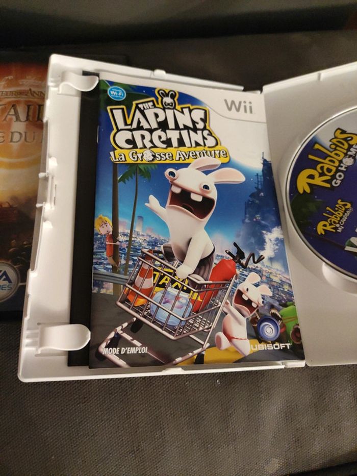 Lapin crétin la grosse aventure nintendo wii - photo numéro 3