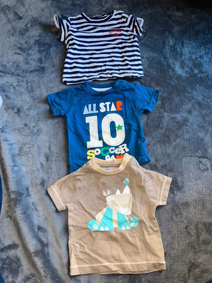 Lot de 3 tee shirt garçon