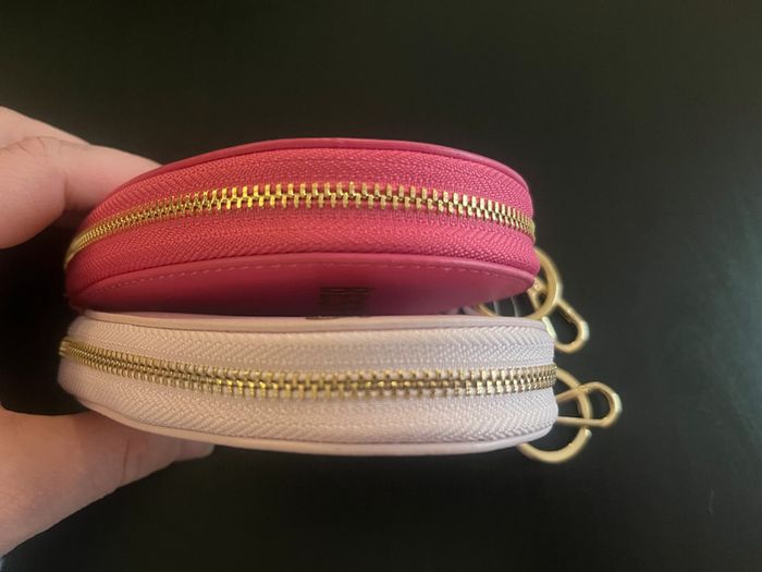 Lot de 2 porte-monnaie cœur best-friends rose - photo numéro 2