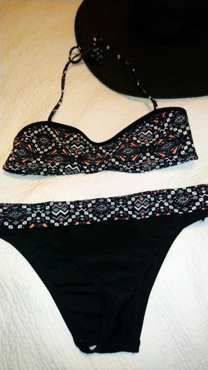 Superbe bikini 2 pièces taille 38/40 Fashion Private Company esprit aztèques - photo numéro 3
