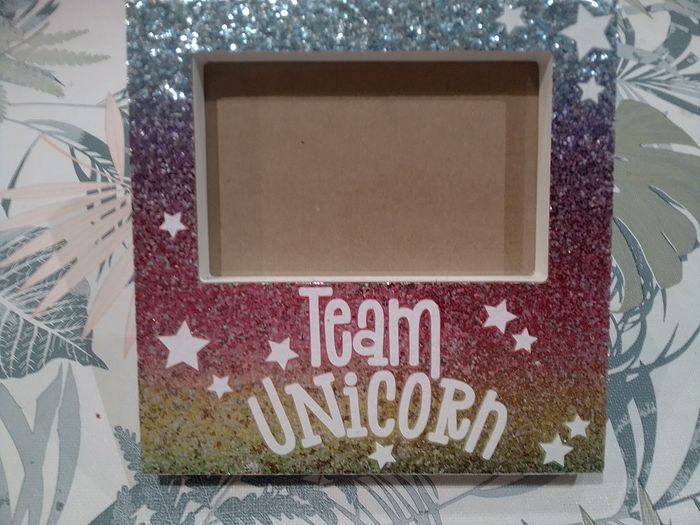 Cadre "Team Unicorn" (Licorne) pour photo 9 X 14 cm - photo numéro 2